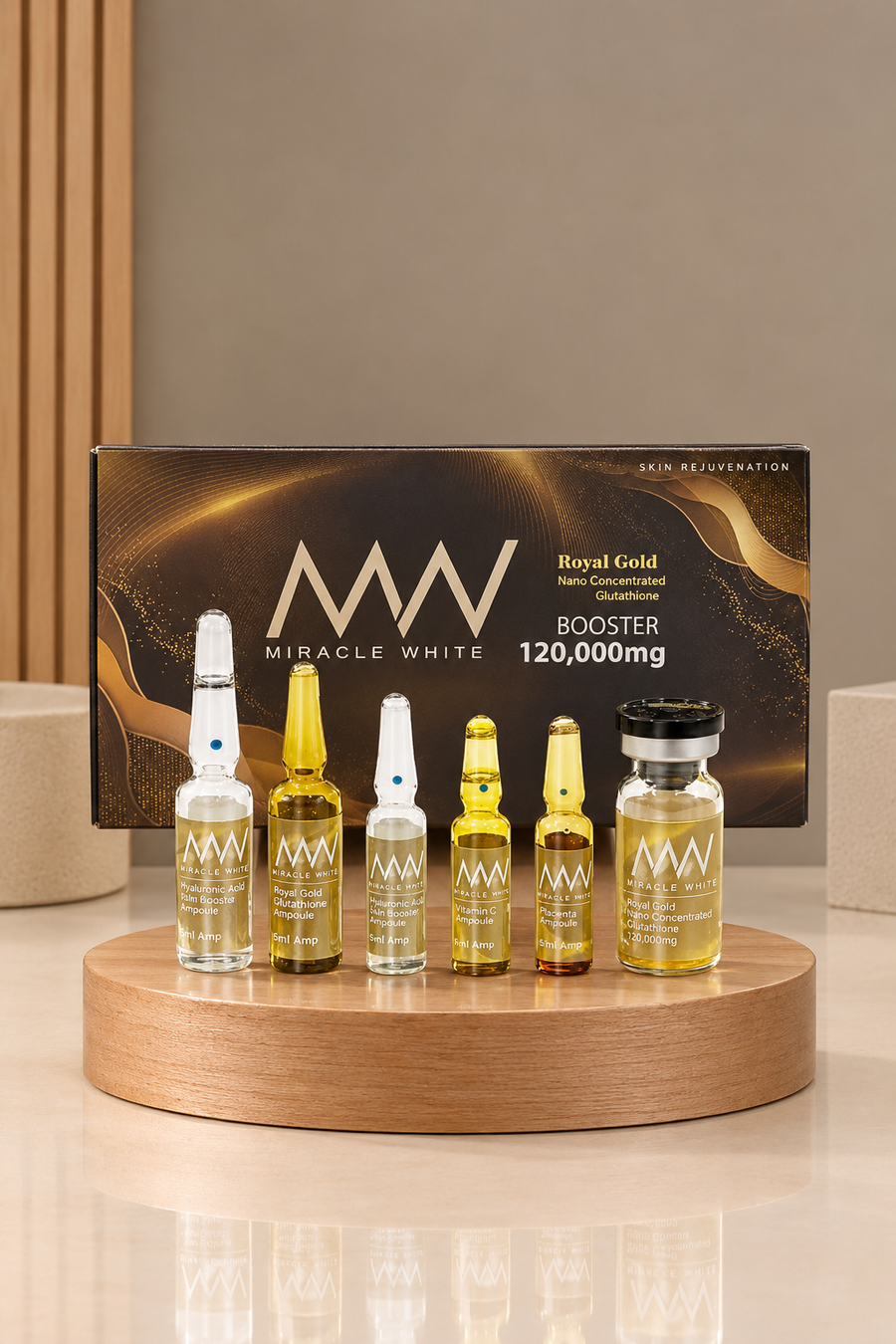 MIRACLE WHITE 120,000MG WHITENING & ANTI-AGING SOLUTION