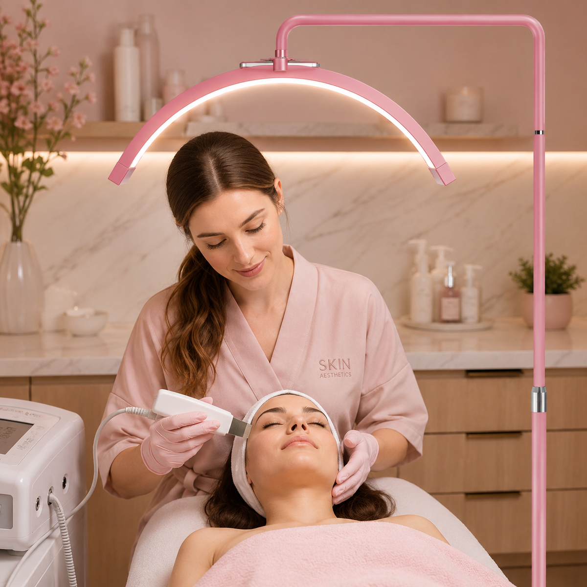 LED HALF MOON LIGHT |PROFESSIONAL WALL MOUNT LIGHTNING FOR SALONS & CLINIC 23 INCHS