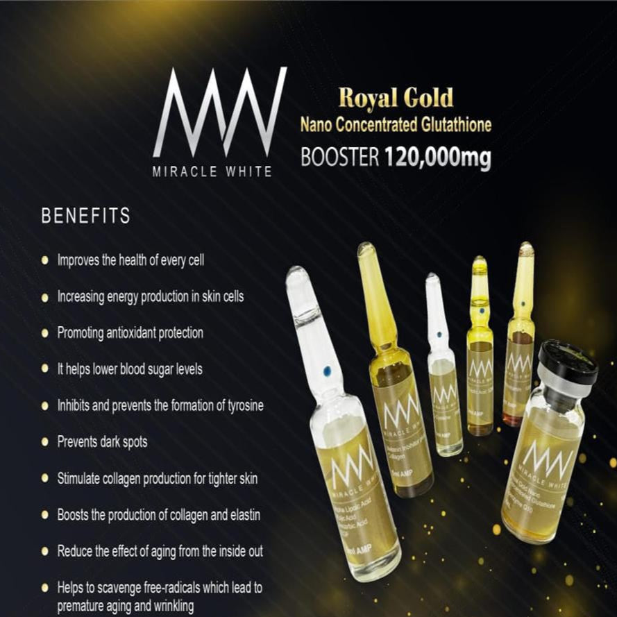 MIRACLE WHITE 120,000MG WHITENING & ANTI-AGING SOLUTION