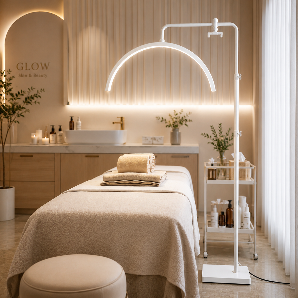 LED HALF MOON LIGHT |PROFESSIONAL WALL MOUNT LIGHTNING FOR SALONS & CLINIC 23 INCHS