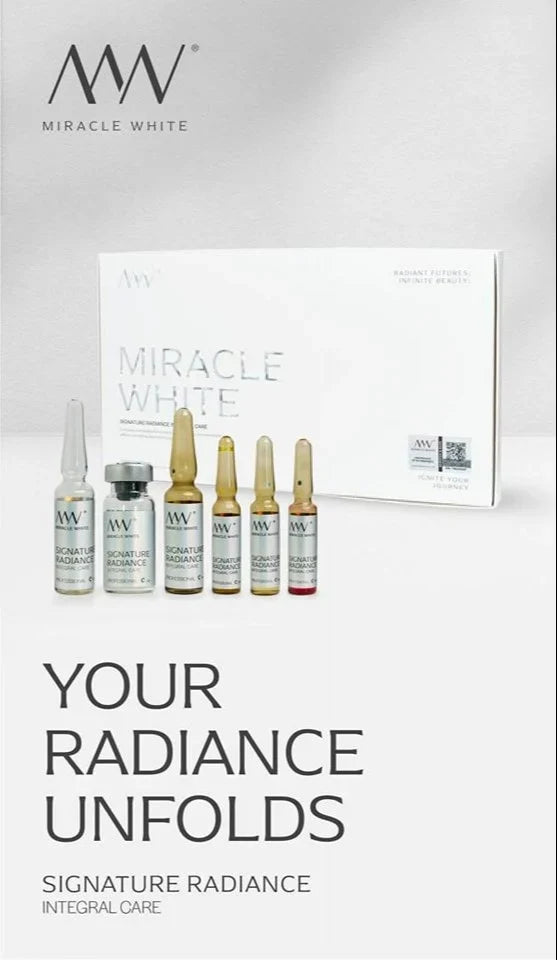 Miracle White 80,000mg Glutathione Injection White Box